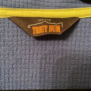 ORVIS TROUT BUM XXL PULLOVER SWEATER/SHIRT EXCELLENT CONDITION